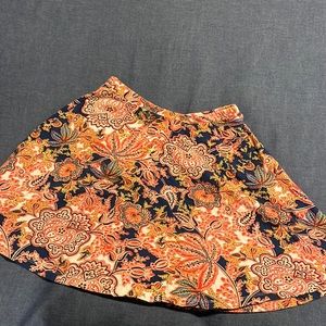 Floral skater skirt